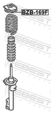 Febest BZB-169F Front Shock Absorber Bearing