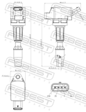 Febest 12640-013 Ignition Coil