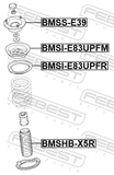 Febest BMSI-E83UPFR Front Spring Upper Seat