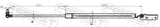 Febest 08117-004LH Tailgate Gas Strut Left