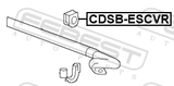 Febest CDSB-ESCVR Rear Stabilizer Bar Bush D28