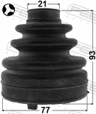 Febest 0815-FORMTT Boot Inner CV Joint Kit 77X93X21