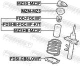 Febest FDSI-CB8LOWF Front Spring Lower Seat