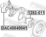 Febest 1282-011 Front Wheel Hub