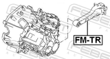 Febest FM-TR Transmission Mount