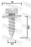 Febest 88570-226 Screw