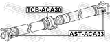 Febest TCB-ACA30 Drive Shaft Bearing (Repair Kit)