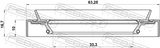 Febest 95HDS-35631016C Drive Shaft Oil Seal 33.3X63.25X10X16.7