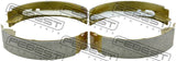 Febest 0202-G15RAR Shoe Kit, Rear Brake