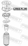 Febest LRSS-FL2R Rear Shock Absorber Mounting