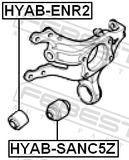 Febest HYAB-ENR2 Rear Knuckle Bushing