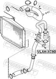 Febest VLAH-XC90 Intercooler Hose