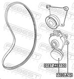Febest 1590-A15 Belt Tensioner