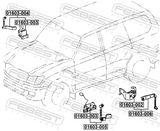 Febest 01603-006 Rear Level Sensor (With Bracket, With Link)