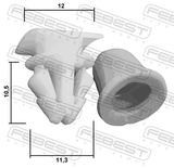 Febest 88570-169 Retainer Clip