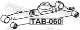Febest TAB-060 Rear Arm Bushing