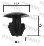 Febest 88570-112 Retainer Clip