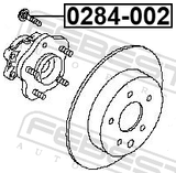 Febest 0284-002 Wheel Stud