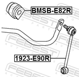 Febest 1923-E90R Rear Stabilizer Link / Sway Bar Link