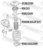 Febest FDSI-CA2F Front Spring Upper Seat