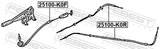 Febest 25100-K0F Parking Brake Cable