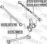 Febest 0125-SXV10RH Rear Right Transverse Link