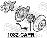Febest 1082-CAPR Rear Wheel Hub