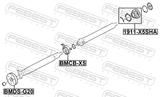 Febest BMCB-X5 Drive Shaft Bearing