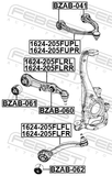 Febest 1624-205FLRR Right Lower Front Arm