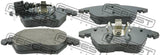 Febest 2301-362F Pad Kit, Disc Brake, Front (With Wear Sensor)