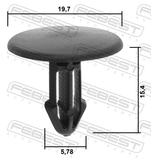 Febest 88570-120 Retainer Clip