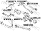 Febest 1782G-4M Wheel Hub