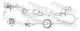 Febest 12606-020 ABS Sensor Rear Right