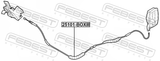 Febest 25101-BOXIII Cable Assembly Hood Lock Control