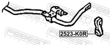 Febest 2523-K0R Rear Stabilizer Link / Sway Bar Link