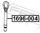 Febest 1696-004 Tow Hook