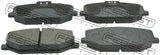 Febest 0701-SN413F Pad Kit, Disc Brake, Front - Kit (With Anti Squeal Shim)