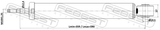Febest 23110-002R Rear Shock Absorber Gas.Twin Tube