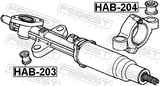 Febest HAB-204 Steering Rack Bushing