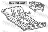 Febest BZM-2054WDR Rear Transmission Mount