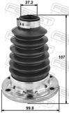 Febest 2315P-PAS4WD Boot Inner CV Joint Kit Pvc 99.8X107X27.2