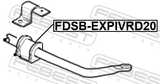Febest FDSB-EXPIVRD20 Rear Stabilizer Bar Bush D20