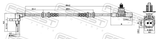 Febest 16606-005 ABS Sensor Front