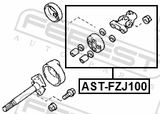 Febest AST-FZJ100 Repair Kit, Intermediate Steering Shaft