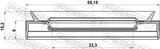 Febest 95PEY-35550815C Drive Shaft Oil Seal 35X55X8X15.2