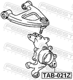 Febest TAB-021Z Rear Knuckle Floating Bushing