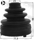Febest 0415-NA4T Boot Inner CV Joint Kit 77.5X94X23