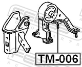Febest TM-006 Rear Engine Mount