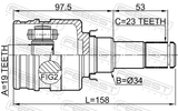 Febest 0111-KSP130 Inner CV Joint 19X34X23