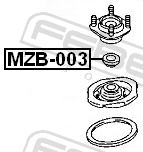 Febest MZB-003 Front Shock Absorber Bearing